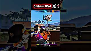 1Vs4 In Cs Rank 🗿 New Trick Unlock 😱 Anu gaming Vs Od sritam ☠️ System Hang 🍷 #freefire #fyp #shorts