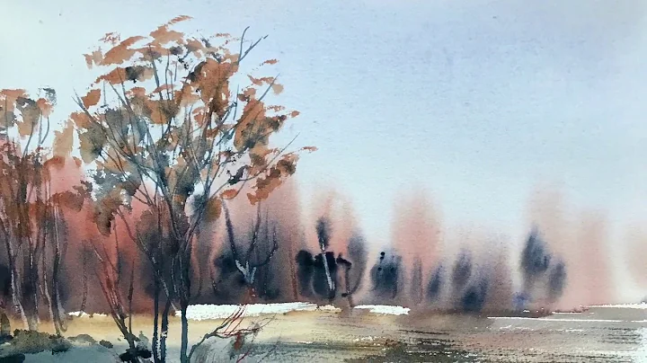 Fast & Loose Watercolour Sketching With The Hake Brush Inspired By Ron Ranson, Beginners Watercolor