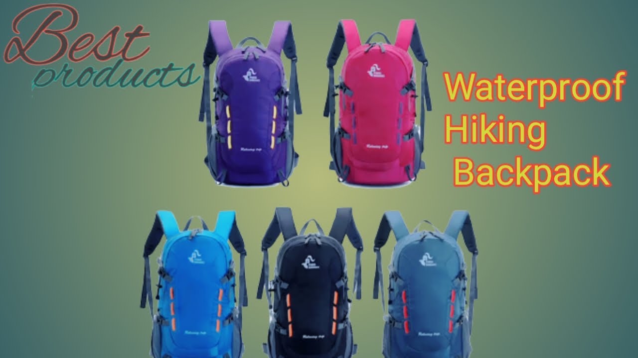 Waterproof Hiking Backpack - YouTube