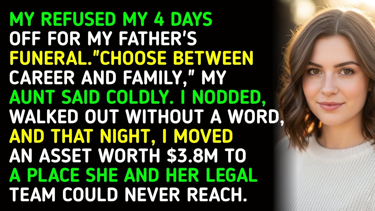 MY REFUSED MY 4 DAYS OFF FOR MY FATHER'S FUNERAL.