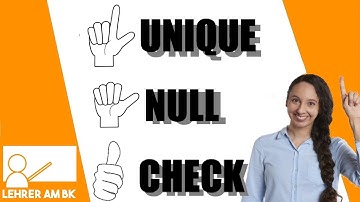 Was sind Constraints in einer Datenbank? Neu Vertont