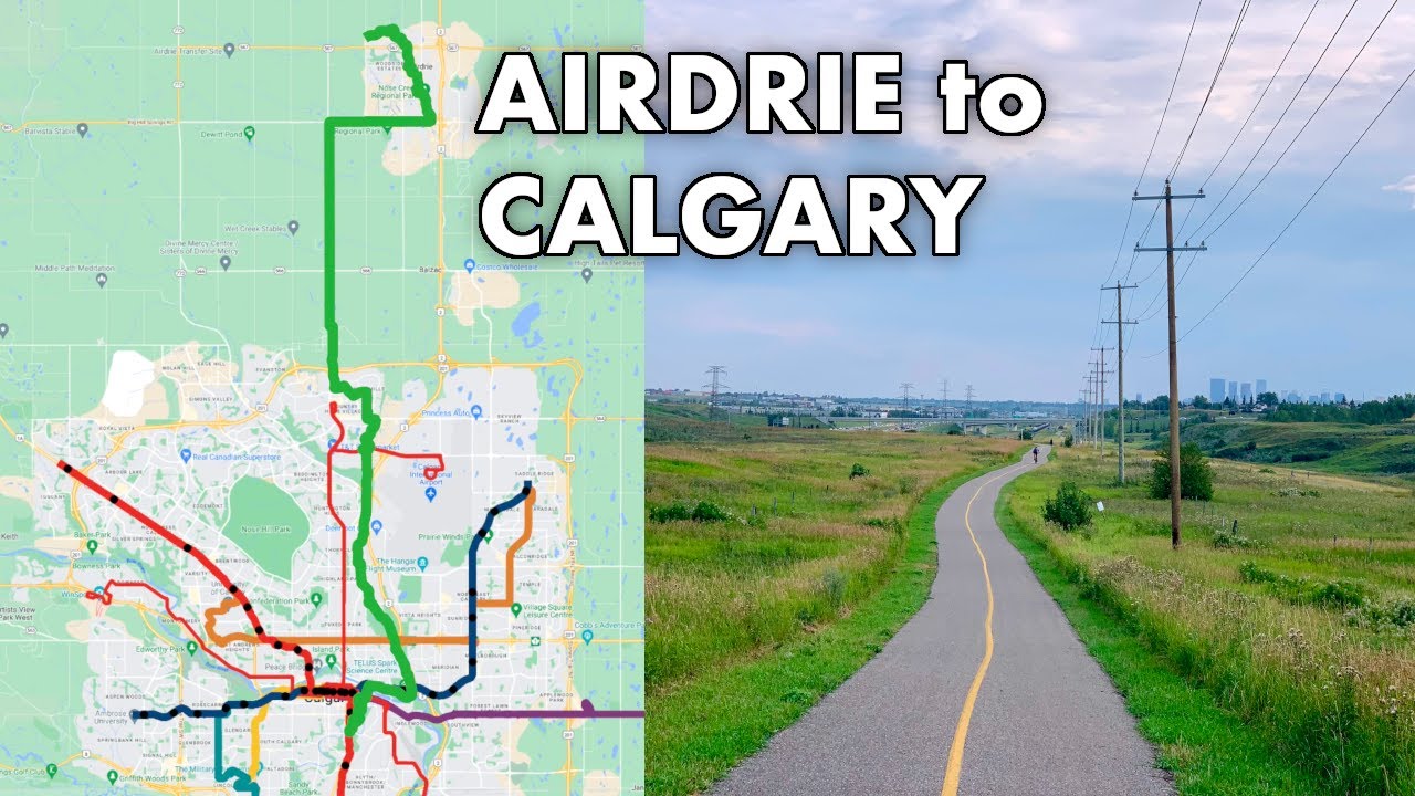 Bike Ride between Airdrie and Calgary