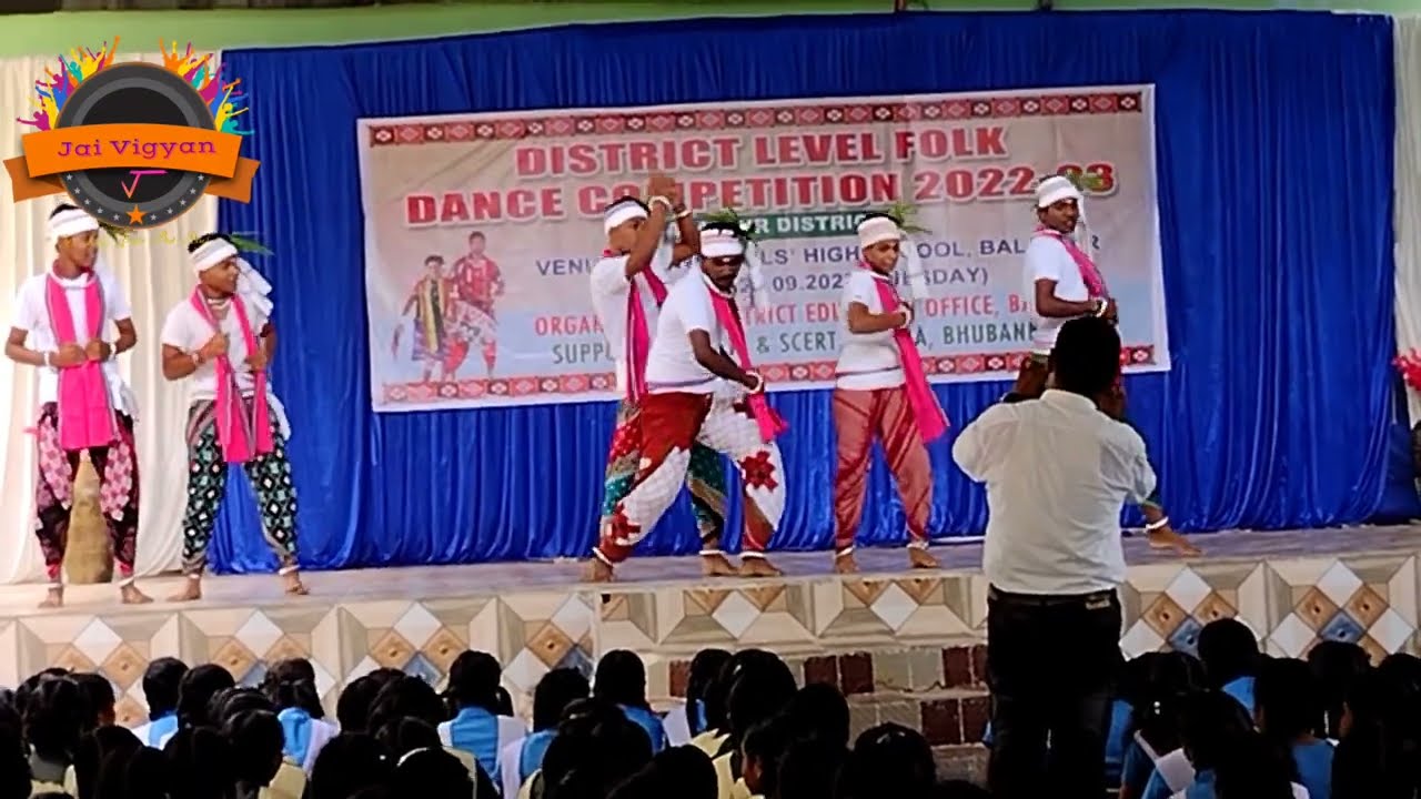 Folk Dance | District level  competition 2022 | P.R. High School, Balangir @JayVigyan