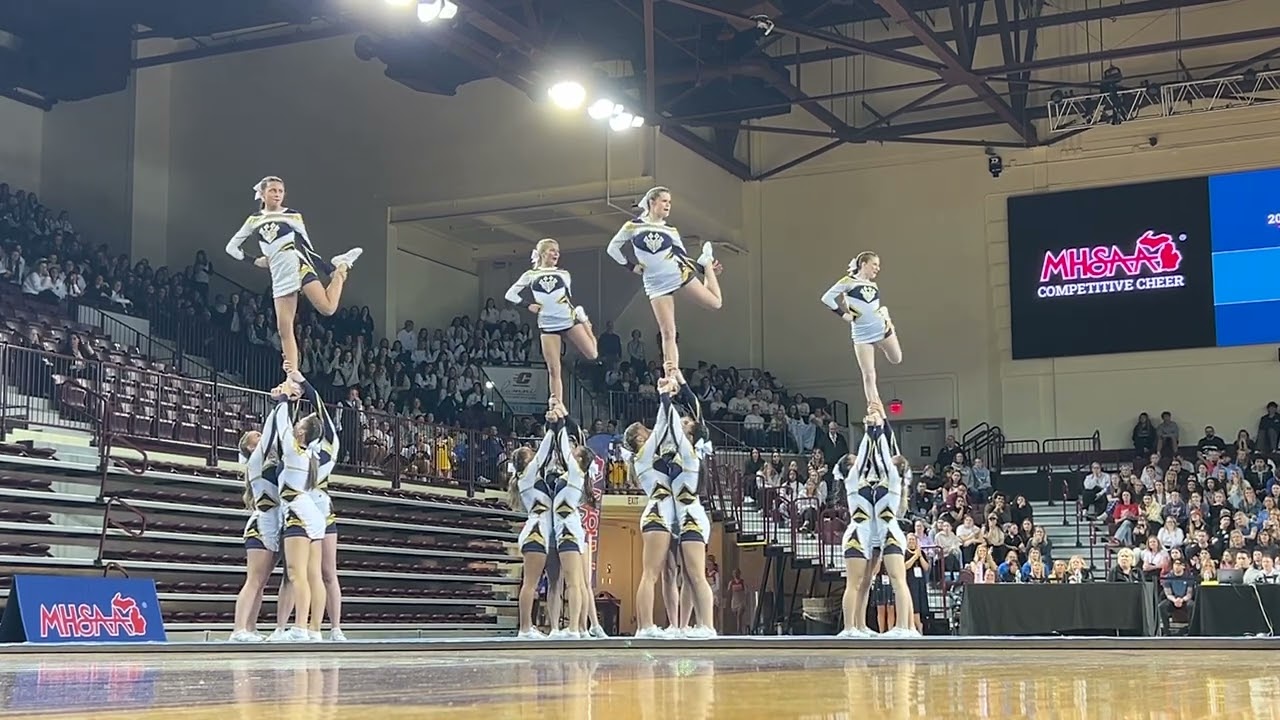 Watch first place Stoney Creek’s 2026 MHSAA Cheer Finals round 3