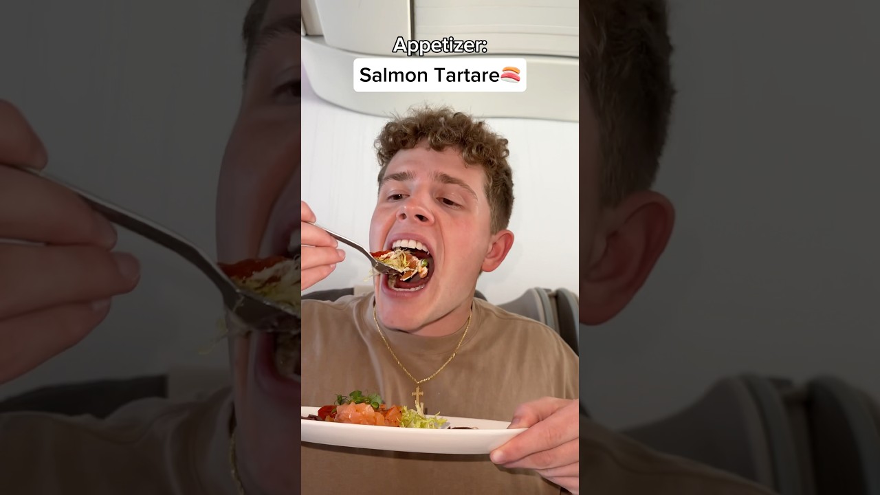 Eating From The Most Expensive Seat on a Plane For The Whole Day!