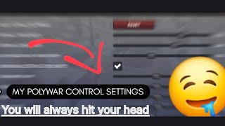 POLYWAR | My control and sensitivity settings 🫨 #polywar #azurgames#gaming#polywargame #sensitivity