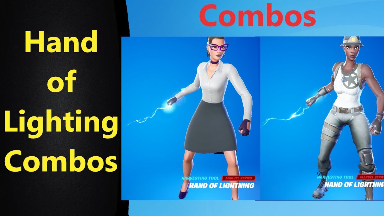 Hand of Lighting Harvesting Tool Combos in Fortnite