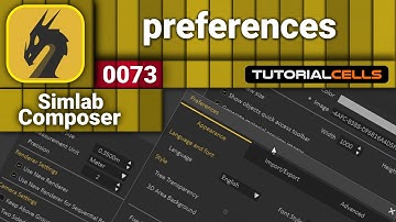 0073. preferences settings in simlab composer