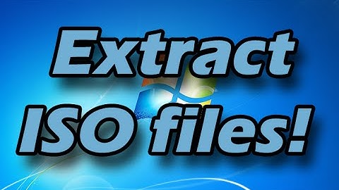 How to extract ISO files Using WinRAR