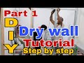 How to Install Dry Wall | DIY Dry Wall Installation | Paano Mag Install ng Metal Studs/Dry wall