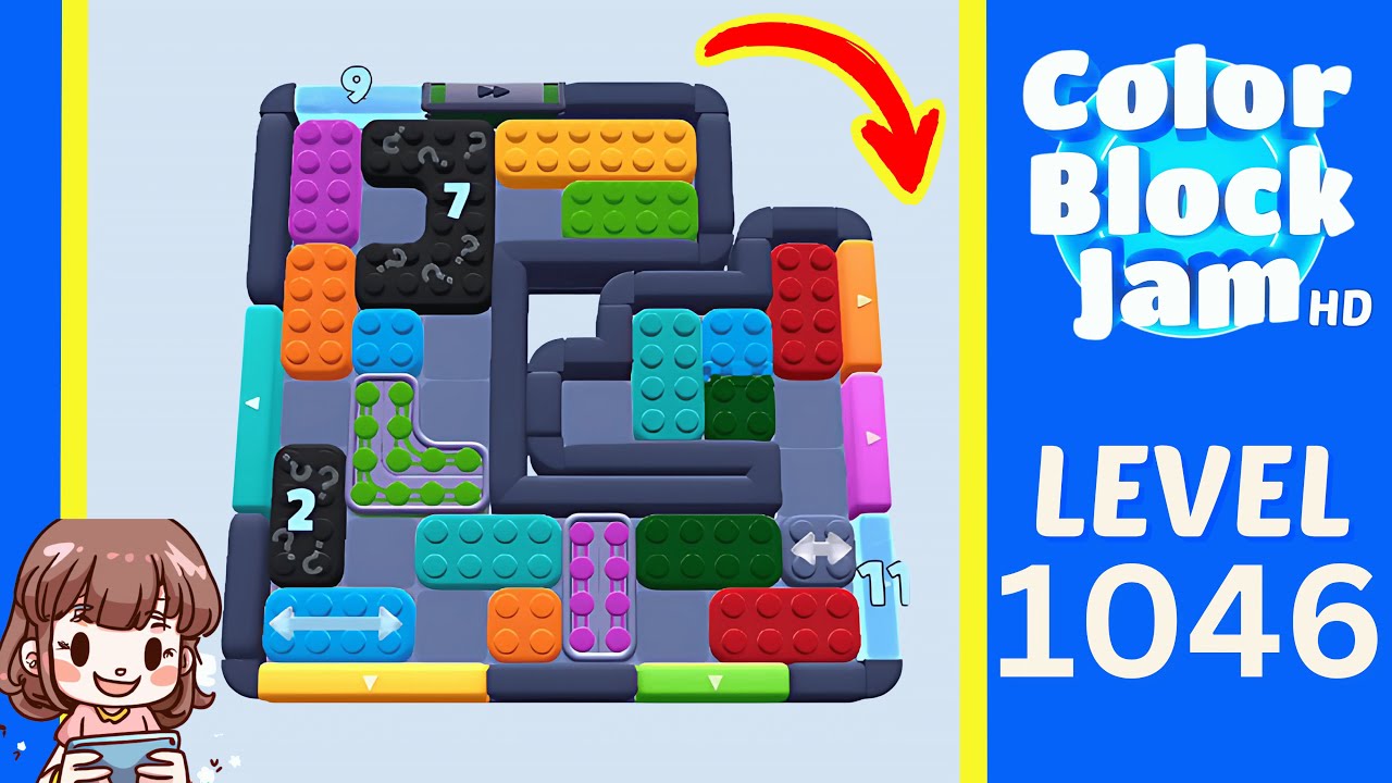 Color Block Jam Level 1046 Solution Walkthrough - YouTube