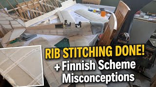 Tiger Moth Rib Stitching Complete — Scale Texture &amp; Finnish Scheme Misconceptions