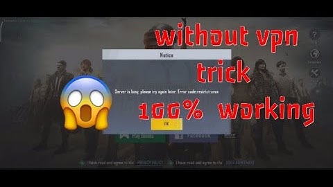 😱 server busy problem fix without vpn trick — pubg mobile lite By Ôp master lite
