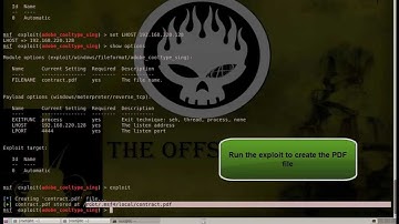 Social engineering: Exploit acrobat reader with Metasploit