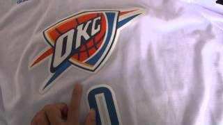 NBA Oklahoma City Thunder #0 Russell Westbrook Jersey