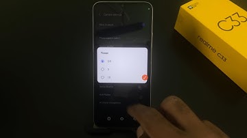 Realme C33 me Camera Me Timer Kaise on off Kare || How to Enable/Disable Camera Watermark