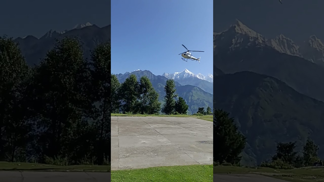 Hali landing views in. munsari. panchchuli.