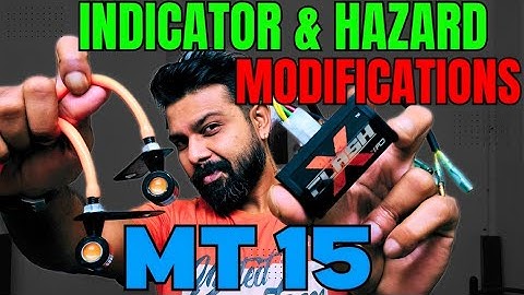 Flash X Hazard Module || Mini Jet Indicators || MT 15 Modification😊✅🔥