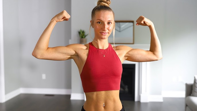 10 MIN TONED ARMS WORKOUT (At Home No Equipment) 