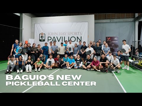 🎉 Grand Opening of John Hay Sports Pavilion — Baguio’s New Pickleball Center! 🇵🇭