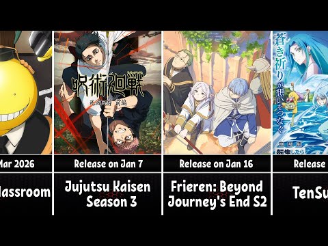 All Upcoming Anime Of Winter 2026