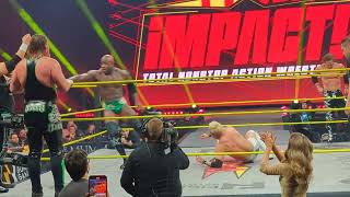 TNA IMPACT SNAKE EYES 1/14/24 LAS VEGAS - Moose & Kazuchika Okada square off, six man tag main event