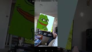 How to add Pepe images to your snaps on Snapchat. screenshot 1