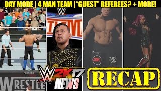 WWE 2K17 News Recap: Multiple Managers, *NEW* DAYTIME Arena, 4 Man Team, MENU, "GUEST Refs" + MORE! screenshot 4