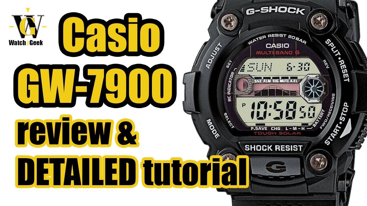 g shock gw7900b manual