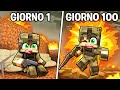 SOPRAVVIVO 100 GIORNI alla SECONDA GUERRA MONDIALE in Minecraft