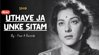 Uthaye Ja Unke Sitam | Classic 1940s Style | Tribute to Lata Mangeshkar | Four A Records