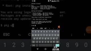 Termux my server with GitHub command
