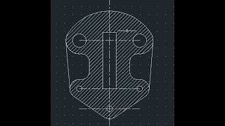 2D Autocad Practice Drawing - Example 9