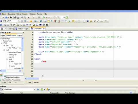 Lerne PHP Tutorial Teil 1