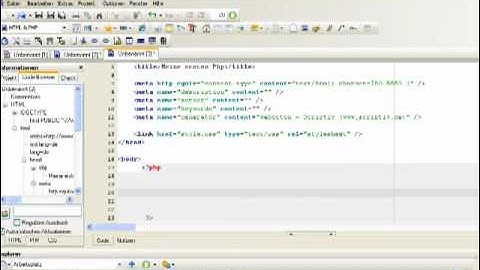 Lerne PHP Tutorial Teil 1