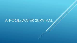 Navy API (Thus far): A-Pool and Water Survival