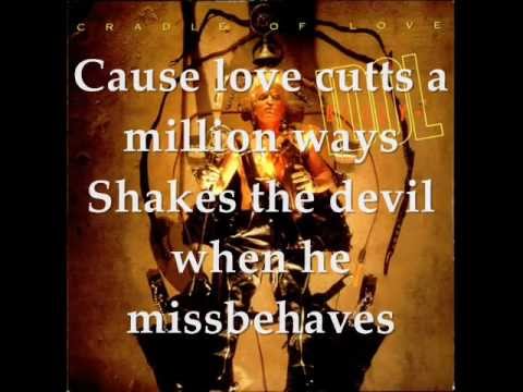 Billy Idol-Cradle of love (Lyrics on Screen)