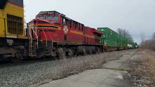 DUAL HERITAGE UNITS!!! Central of Georgia #8101 and #8114 on 23K