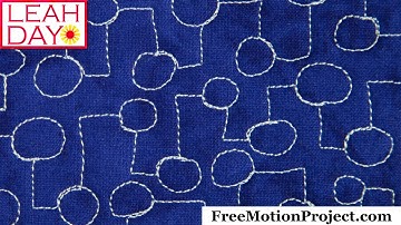 Quilting with Simple Shapes - Angles and Circles Quilt Design