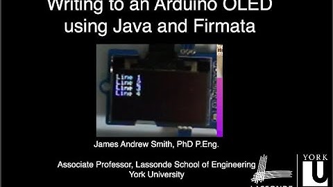 Writing to an Arduino OLED using Java and Firmata