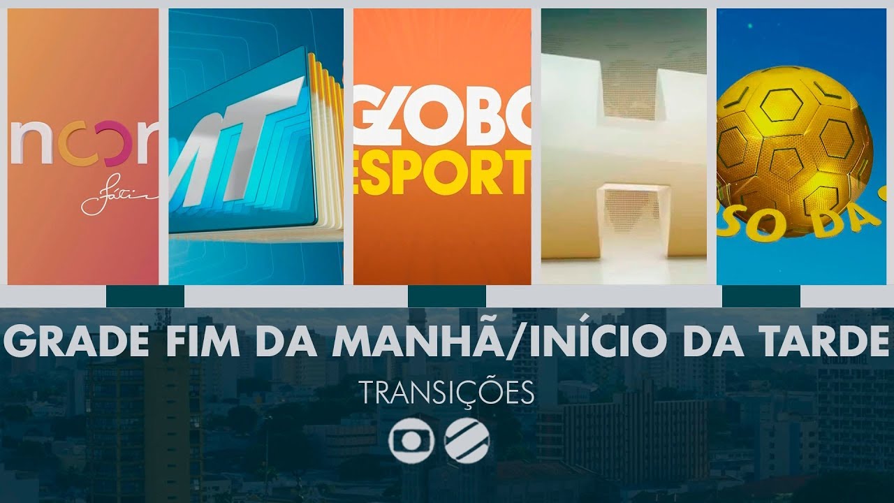 HD | Transições: Encontro/ MT1/ Globo Esporte MT/ Jornal Hoje/ Futebol - 23/03/2018