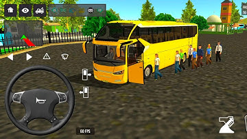 Indonesia Coach bus driving | Euro bus simulator 2025 Android gameplay #game 1