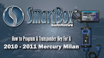 How to Program a Transponder Key to a 2010 - 2011 Mercury Milan