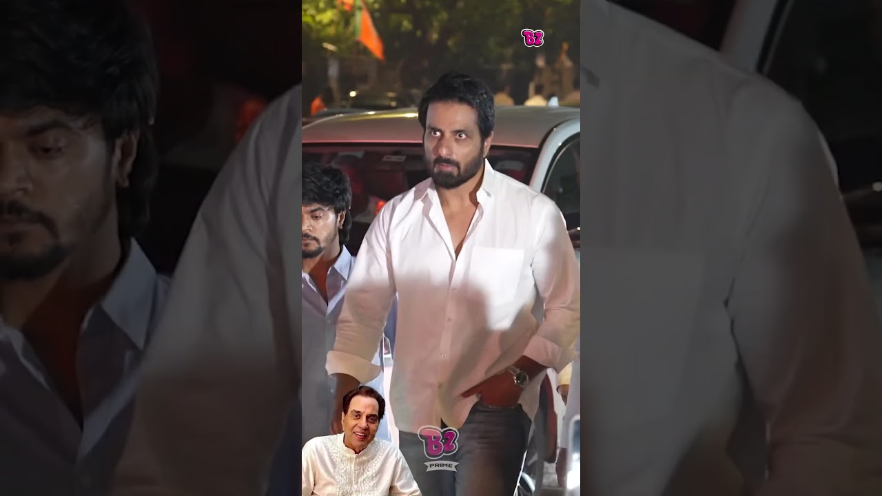 Sonu Sood honoring the timeless legacy of Dharmendra Ji🙏❤️