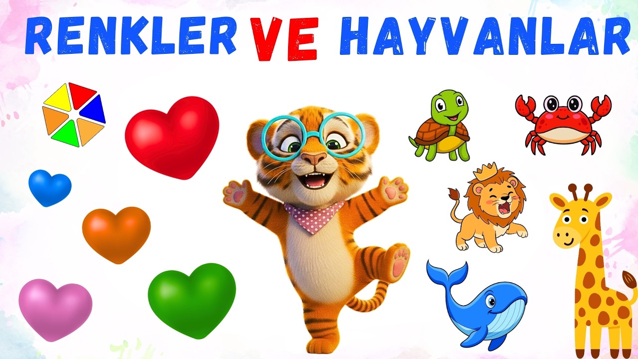 Harfler , Hayvan İsimleri, Böcekleri🐞ve Renkleri Öğreniyoruz 🎨 Akıllı Minikler