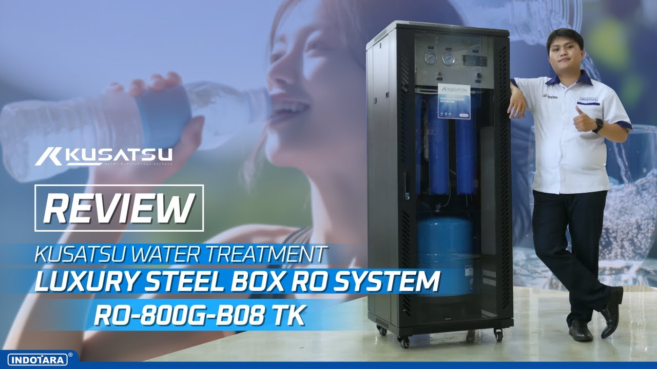 REVIEW KUSATSU LUXURY STEEL BOX RO SYSTEM WITH TANK INSIDE RO-800G-B08 ...