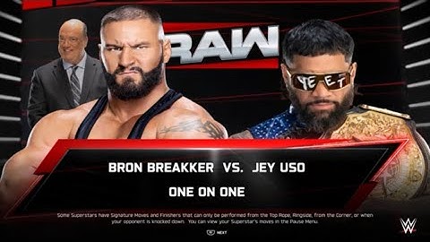 FULL MATCH: Bron Breakker Vs Jey Uso