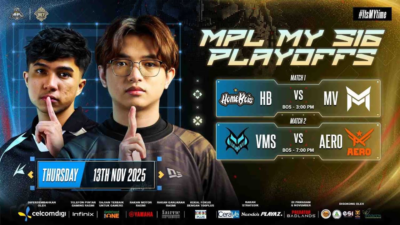 LIVE | [ENG] MPL MY Season 16 Playoffs Day 1 - YouTube