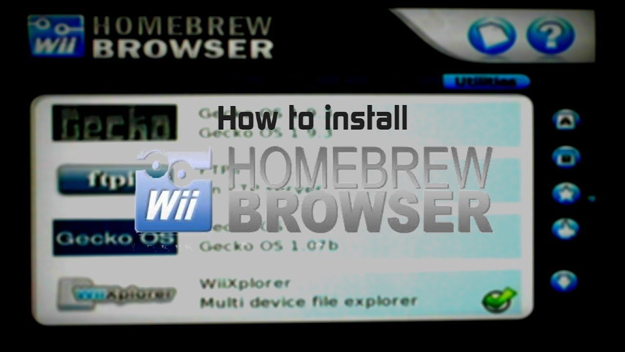 How to setup the Homebrew Browser on the Wii! - YouTube