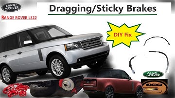 Range Rover L322 Rear Brake Hose Replacement | Solve Sticky Brake Dragging Issues